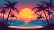© Dede - Tropical Sunset Beach Scene