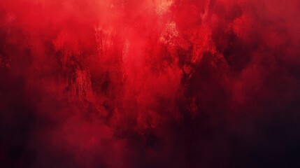 Poster - red gradient background with a hint of crimson haze