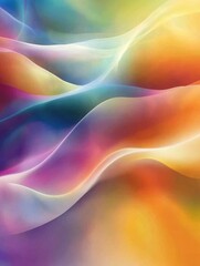 Poster - Abstract blurred gradient mesh background. Colorful smooth banner template.Trendy creative vector. Intense blank Holographic spectrum gradient for cover.