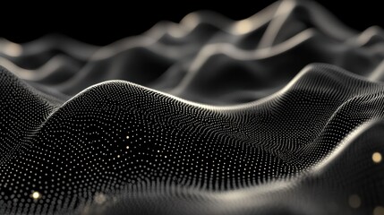 Poster - Technology Particle Abstract Background