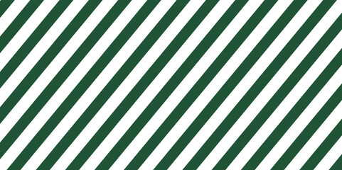 Poster - Christmas and new year pattern of repetitive slanting strips of white and green color. White and green vertical stripes background. Seamless texture background. Vector illustration.