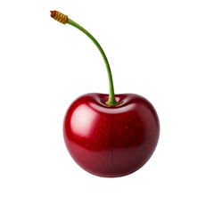 Wall Mural - red cherry isolated on white