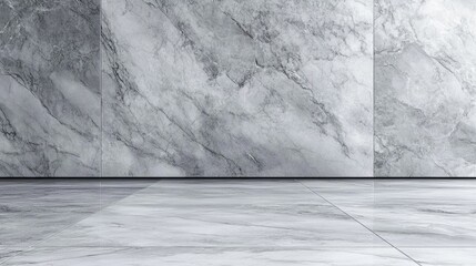 Poster - Gray Marble Texture Background for Elegant Interior Design and Architecture Visuals