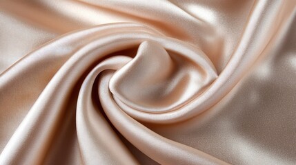 Poster - Luxurious golden satin fabric texture creating a rich and elegant abstract background for design and decoration purposes