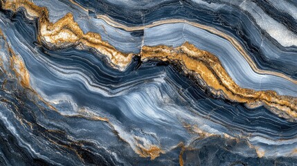 Poster - Elegant gray marble texture background featuring striking natural patterns ideal for interior and exterior architectural design concepts