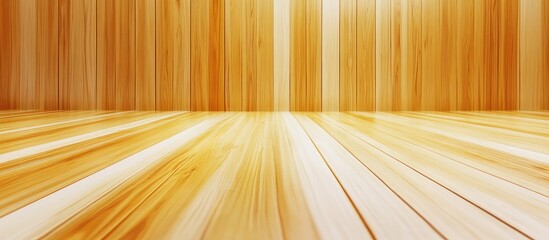 Poster - Golden yellow wooden panel background with white accents for interior design and decorative applications in modern spaces