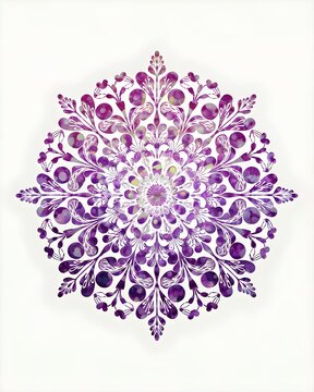 Beautiful colorful mandala art design vector isolated on white background, Simple and creative mandala design