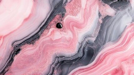 Poster - Elegant Gray and Pink Marble Stone Texture for Interior Design and Decorative Backgrounds