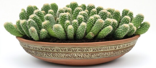 Poster - Cactus houseplant in decorative pot enhancing indoor decor with vibrant greenery and unique design elements