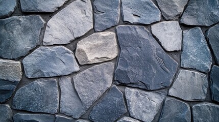 Poster - Natural Gray Stone Texture for Elegant Tile Background Design in Architectural and Interior Projects