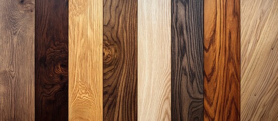 Poster - High quality wood flooring with diverse natural grain patterns perfect for interior design inspiration and home renovation ideas