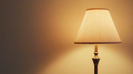 Poster - lamp illuminated on bright background showcasing elegant design with soft light creating a warm and 