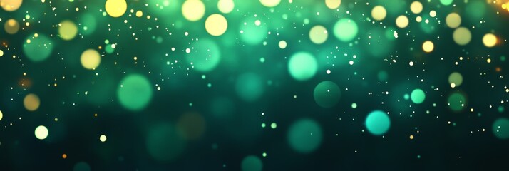 Poster - Colorful bokeh lights create a magical atmosphere in a dark setting, highlighting the beauty of illumination
