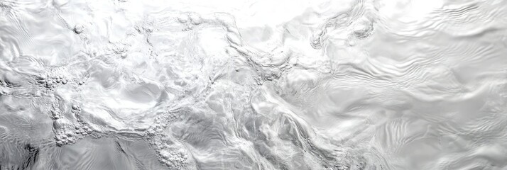 Aufkleber - flowing water creates dynamic reflections and patterns under bright light