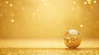 © pengzphoto - Golden wealth concept reflective sphere golden environment abstract photography vibrant setting close-up perspective luxury symbolism