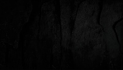 Aufkleber - Dark Cracked Textured Background with Detailed Black Stone Surface and Deep Fractures for Creative Copy Space, Ideal for Branding, Minimalist Designs, Gothic Themes, or Cinematic Projects