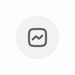 Poster - Analytics data statistics chart icon vector sign
