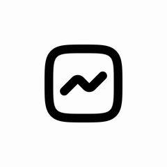 Poster - Analytics data statistics chart icon vector sign
