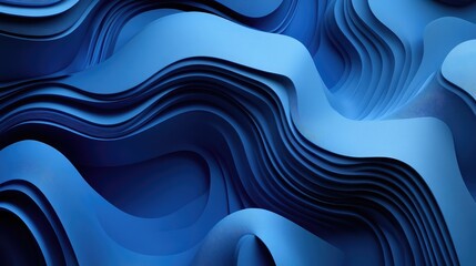 Poster - High-resolution blue gradient with fine grain texture, adding depth to clean and modern designs