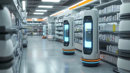 Poster - Automated Robots Navigate Pharmacy Aisles Efficiently