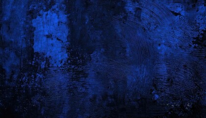 Poster - Abstract Deep Blue Textured Background with Subtle Brushstrokes and Vivid Gradient Patterns for Creative Designs, Artistic Projects, or Website Backdrops. Perfect for Modern Digital Aesthetics