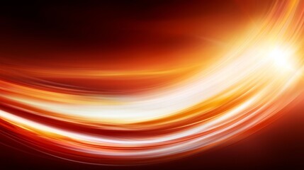 Poster - A red and yellow abstract background with a light streaks