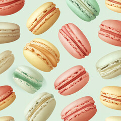 Wall Mural - Macarons