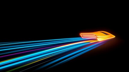 Poster - 3D technology abstract art dynamic fluid kv background creative design