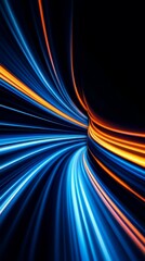 Poster - 3D technology abstract art dynamic fluid kv background creative design