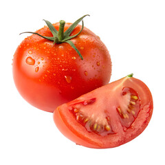 high quality close-up shot of red tomato png, red juicy tomato png