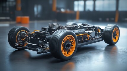 Poster - a modular electric engine that can be easily upgraded with new technology.