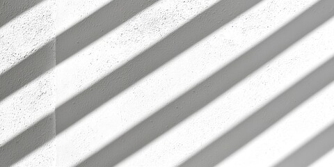 Poster - White wall with a shadow of a window