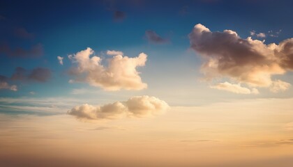 Aufkleber - Vintage clouds sky background with copy space for add text.