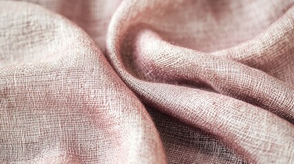 Poster - Luxurious soft textured fabric in elegant pink hue with intricate folds and smooth surface ideal for sophisticated design projects.