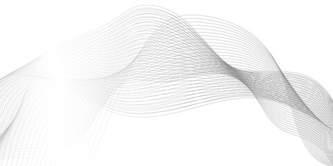 Canvas Print - abstract wave line with connecting dots and lines on a dark background, technology, data science, ge