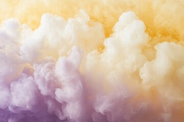 Poster - Outdoor cloud display at sunset creates a vibrant gradient of colors in the sky above a serene landscape. Generative AI