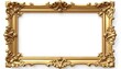 © Stephen John Pic hub - Classic Gold Frame With Beveled Edges, Baroque-Inspired Gold Frame