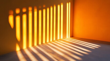 Aufkleber - Sun rays in corner room.