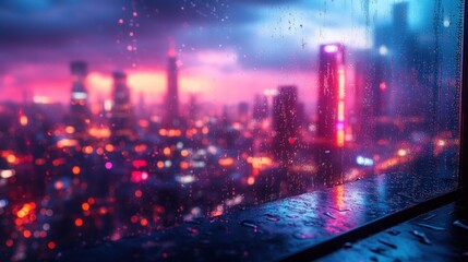 Poster - AI Cybersecurity Threat Analysis by African American Female IT Specialist in Futuristic Holographic Environment