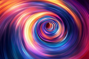 Aufkleber - Abstract Swirling Colorful Vortex Design Image