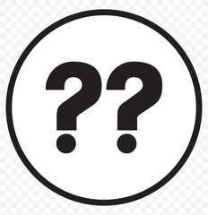 Poster - question mark icon symbol, vector illustration. eps 10.