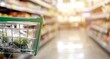 © Gophotograph - The cart is set against a blurred aisle for an abstract effect.