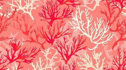  coral seamless pattern wallpaper