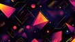 © Budi - Abstract Geometric Art Neon Shapes Cosmic Background