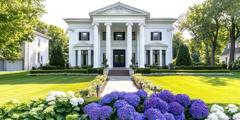 Wall Mural - professional photo of greek revival architectur