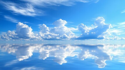 Poster - Stunning Sky with Clouds and Reflection