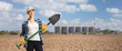 © Ljupco Smokovski - Female farmer holding a shovel on a field