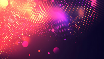Poster - Abstract technology particle background