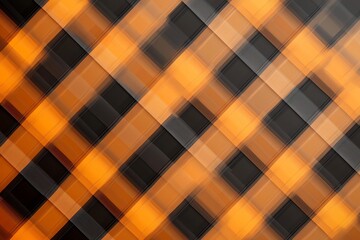 Poster - Abstract geometric pattern with dynamic orange and black diagonal lines. Modern, vibrant backdrop suitable for design projects and artistic inspirations.