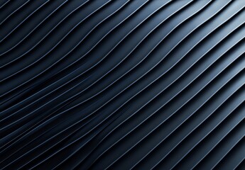Poster - Abstract dark wave pattern texture with flowing curved lines. Modern design concept ideal for backgrounds, wallpapers, and presentations.